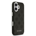 Apple iPhone 17 Uyumlu Kılıf Guess Orjinal Lisanslı M-safe Şarj Özellikli Sıcak Baskılı Klasik Yazı Logolu PU Deri Peony Kapak - 10