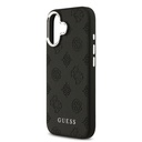 Apple iPhone 17 Uyumlu Kılıf Guess Orjinal Lisanslı M-safe Şarj Özellikli Sıcak Baskılı Klasik Yazı Logolu PU Deri Peony Kapak - 12