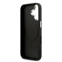 Apple iPhone 17 Uyumlu Kılıf Guess Orjinal Lisanslı M-safe Şarj Özellikli Sıcak Baskılı Klasik Yazı Logolu PU Deri Peony Kapak - 13