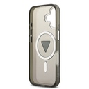 Apple iPhone 17 Uyumlu Kılıf Guess Orjinal Lisanslı M-safe Şarj Özellikli IML Baskılı Üçgen Logolu Metal Kamera Çerçeveli Kapak - 6