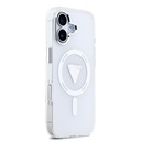 Apple iPhone 17 Uyumlu Kılıf Guess Orjinal Lisanslı M-safe Şarj Özellikli IML Baskılı Üçgen Logolu Metal Kamera Çerçeveli Kapak - 9