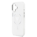 Apple iPhone 17 Uyumlu Kılıf Guess Orjinal Lisanslı M-safe Şarj Özellikli IML Baskılı Üçgen Logolu Metal Kamera Çerçeveli Kapak - 11