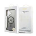 Apple iPhone 17 Uyumlu Kılıf Guess Orjinal Lisanslı M-safe Şarj Özellikli IML Baskılı Üçgen Logolu Metal Kamera Çerçeveli Kapak - 13