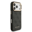 Apple iPhone 17 Pro Uyumlu Kılıf Guess Orjinal Lisanslı M-safe Şarj Özellikli Askılı ve 4G Logo Kartlıklı Kapak - 3