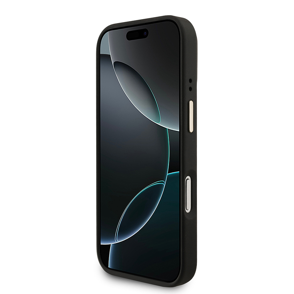 Apple iPhone 17 Pro Uyumlu Kılıf Guess Orjinal Lisanslı M-safe Şarj Özellikli Askılı ve 4G Logo Kartlıklı Kapak - 4