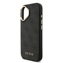 Apple iPhone 17 Uyumlu Kılıf Guess Orjinal Lisanslı M-safe Şarj Özellikli 4G Metal Büyük Logolu Kartlıklı Kapak - 5