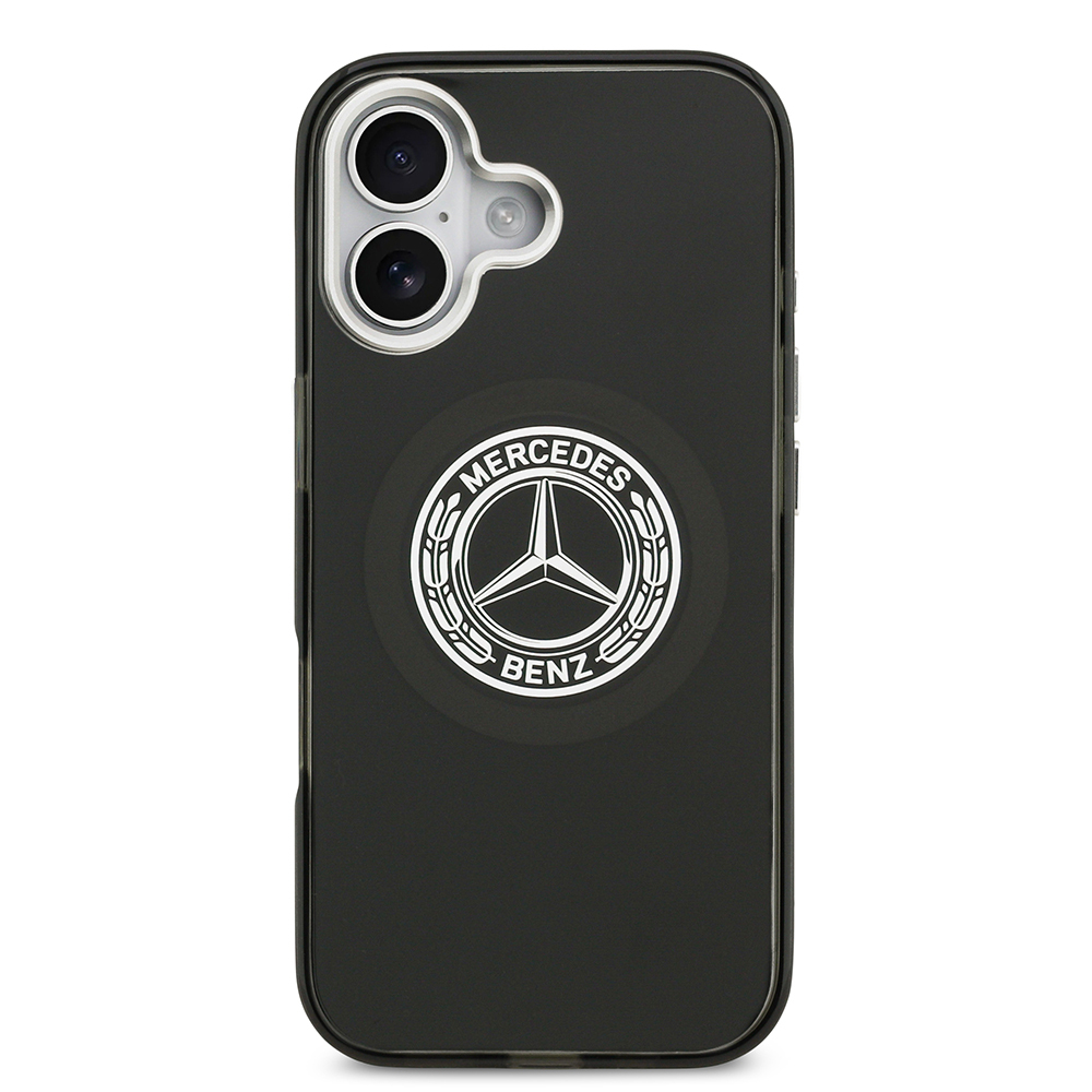 Apple iPhone 17 Uyumlu Kılıf Mercedes Benz Orjinal Lisanslı M-safe Şarj Özellikli Çift Katmanlı PC Nostaljik Yıldız Dizayn Kapak - 8