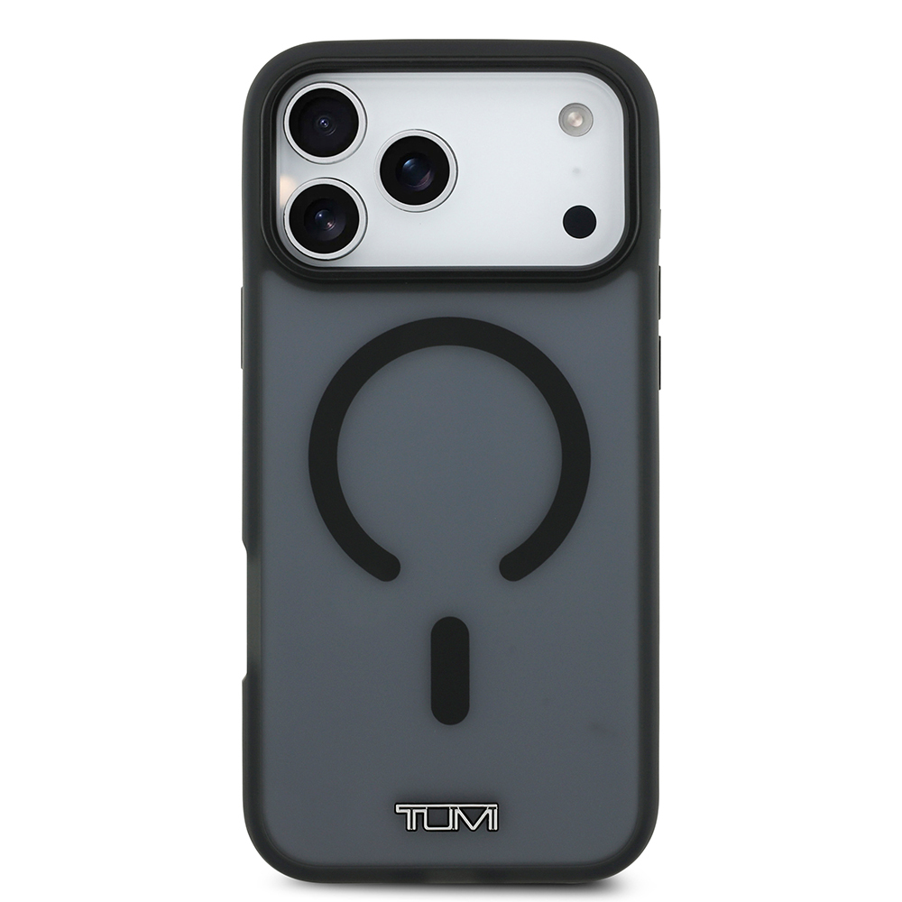Apple iPhone 17 Pro Max Uyumlu Kılıf TUMI Orjinal Lisanslı M-safe Şarj Özellikli Buzlu Transparan Kapak - 2
