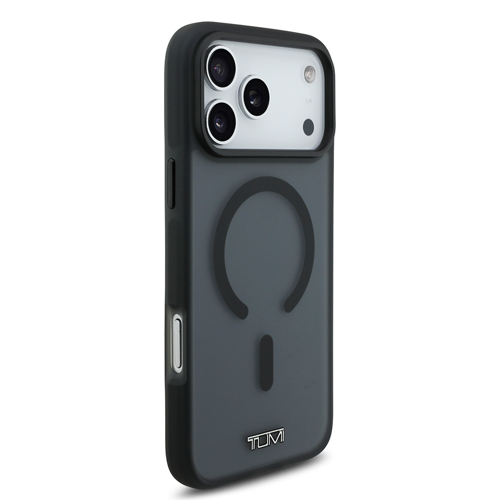 Apple iPhone 17 Pro Max Uyumlu Kılıf TUMI Orjinal Lisanslı M-safe Şarj Özellikli Buzlu Transparan Kapak - 3