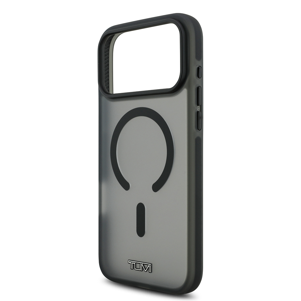 Apple iPhone 17 Pro Max Uyumlu Kılıf TUMI Orjinal Lisanslı M-safe Şarj Özellikli Buzlu Transparan Kapak - 5