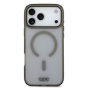 Apple iPhone 17 Pro Max Uyumlu Kılıf TUMI Orjinal Lisanslı M-safe Şarj Özellikli Buzlu Transparan Kapak - 8