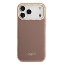 Apple iPhone 17 Pro Max Uyumlu Kılıf Lacoste Orjinal Lisanslı M-safe Şarj Özellikli Champs Elysees PU Deri Tasarımlı Kapak - 5