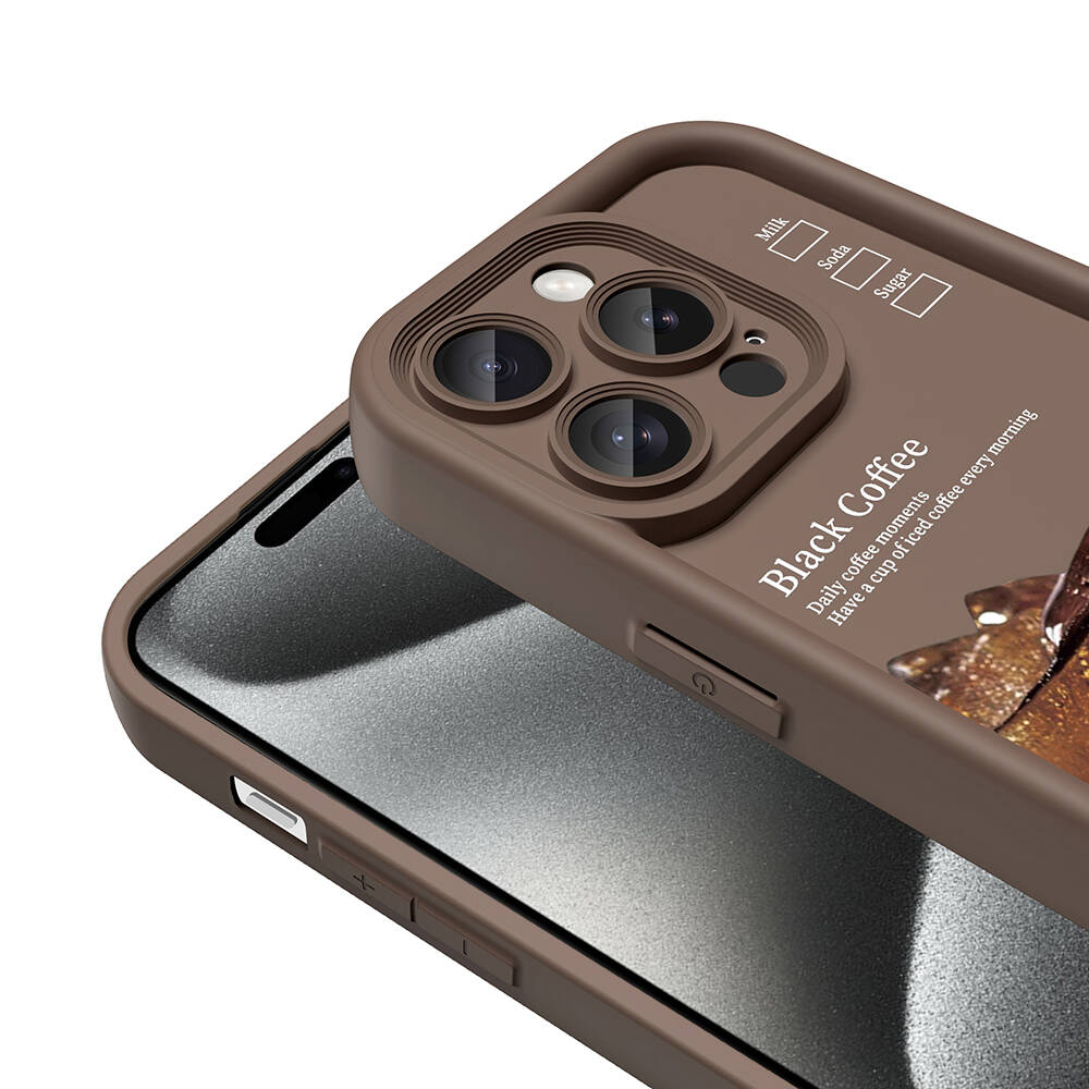 Apple iPhone 14 Pro Uyumlu Kılıf Kamera Korumalı Baskılı Arka Yüzey Zore Klas Kapak - 6