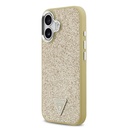 Apple iPhone 17 Uyumlu Kılıf Guess Orjinal Lisanslı M-safe Şarj Özellikli Metal Kamera Çerçeveli Üçgen Logolu Glitter Kapak - 1