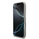 Apple iPhone 17 Uyumlu Kılıf Guess Orjinal Lisanslı M-safe Şarj Özellikli Metal Kamera Çerçeveli Üçgen Logolu Glitter Kapak - 22