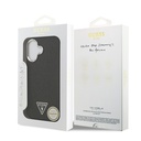 Apple iPhone 17 Uyumlu Kılıf Guess Orjinal Lisanslı M-safe Şarj Özellikli Metal Kamera Çerçeveli Üçgen Logolu Glitter Kapak - 27