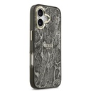 Apple iPhone 17 Uyumlu Kılıf Guess Orjinal Lisanslı M-safe Şarj Özellikli Yazı Logolu Python Desenli Kapak - 3