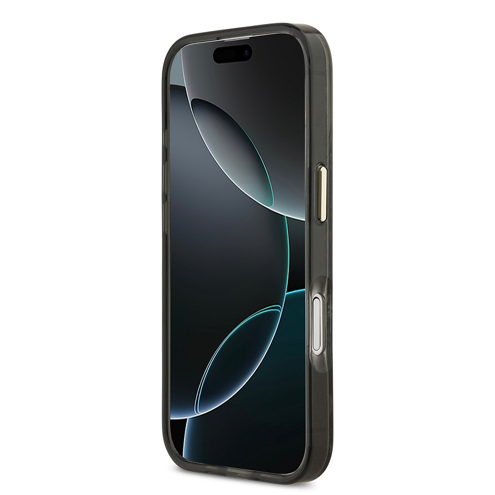 Apple iPhone 17 Uyumlu Kılıf Guess Orjinal Lisanslı M-safe Şarj Özellikli Yazı Logolu Python Desenli Kapak - 4