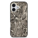 Apple iPhone 17 Uyumlu Kılıf Guess Orjinal Lisanslı M-safe Şarj Özellikli Yazı Logolu Python Desenli Kapak - 9