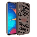 Samsung Galaxy A30 Uyumlu Kılıf Kamera Korumalı Baskılı Arka Yüzey Zore Klas Kapak - 1