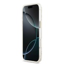 Apple iPhone 17 Air Uyumlu Kılıf Guess Orjinal Lisanslı M-safe Şarj Özellikli Simli Çiçek Desenli Metal Kamera Çerçeveli Üçgen Logolu Kapak - 4