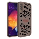 Samsung Galaxy A50 Uyumlu Kılıf Kamera Korumalı Baskılı Arka Yüzey Zore Klas Kapak - 1