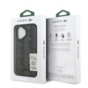 Apple iPhone 17 Uyumlu Kılıf Lacoste Orjinal Lisanslı M-safe Şarj Özellikli Standlı PU Deri Karışık Monogram Desenli Kapak - 7