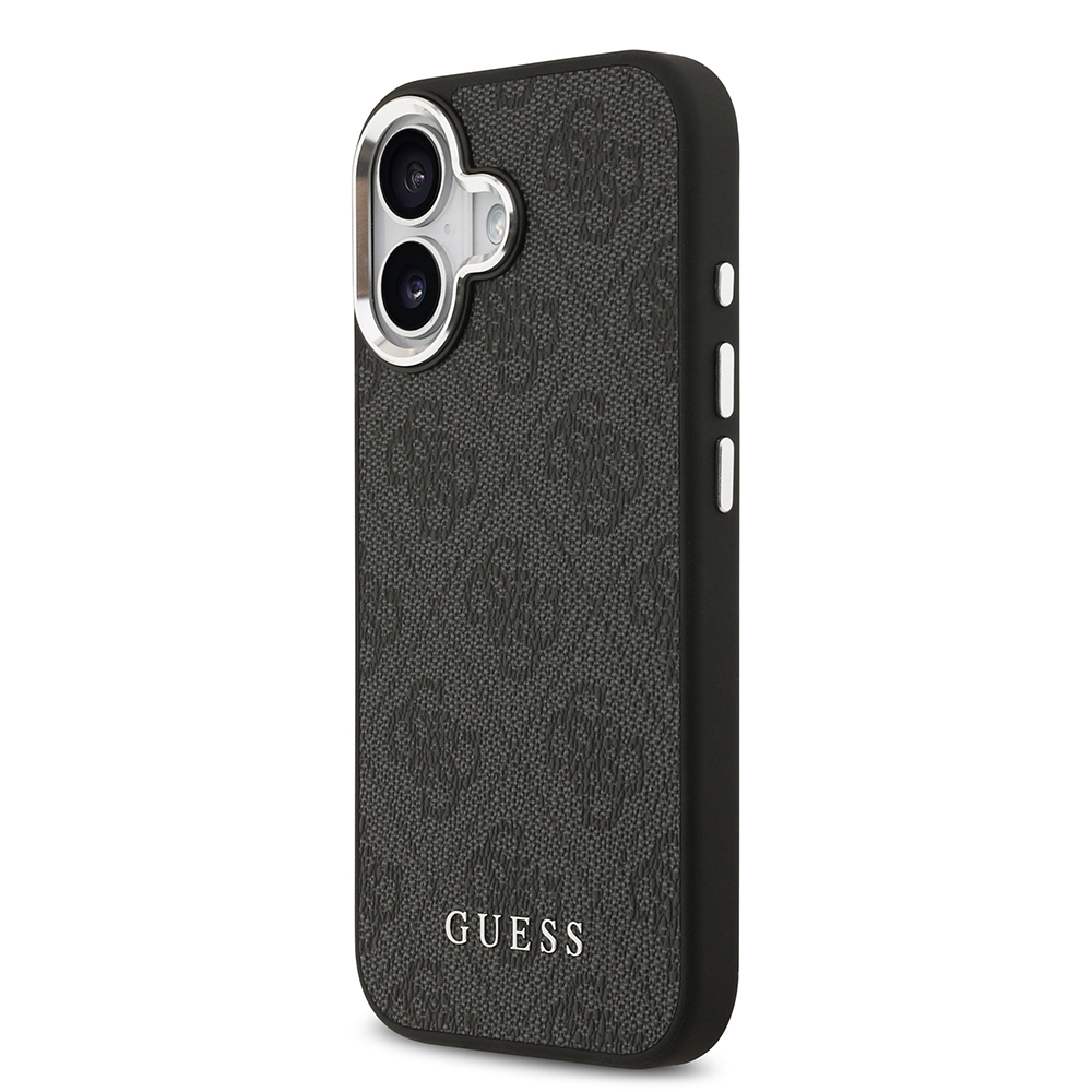 Apple iPhone 17 Uyumlu Kılıf Guess Orjinal Lisanslı M-safe Şarj Özellikli 4G Klasik Yazı Logolu Kapak - 1
