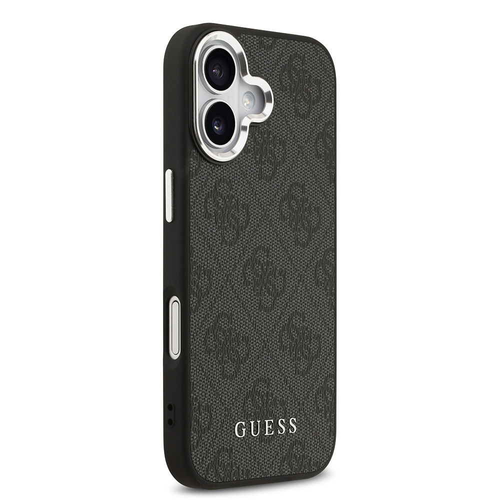 Apple iPhone 17 Uyumlu Kılıf Guess Orjinal Lisanslı M-safe Şarj Özellikli 4G Klasik Yazı Logolu Kapak - 3