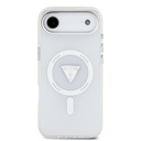 Apple iPhone 17 Air Uyumlu Kılıf Guess Orjinal Lisanslı M-safe Şarj Özellikli IML Baskılı Üçgen Logolu Metal Kamera Çerçeveli Kapak - 1