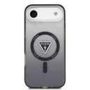 Apple iPhone 17 Air Uyumlu Kılıf Guess Orjinal Lisanslı M-safe Şarj Özellikli IML Baskılı Üçgen Logolu Metal Kamera Çerçeveli Kapak - 8