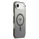 Apple iPhone 17 Air Uyumlu Kılıf Guess Orjinal Lisanslı M-safe Şarj Özellikli IML Baskılı Üçgen Logolu Metal Kamera Çerçeveli Kapak - 9