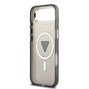 Apple iPhone 17 Air Uyumlu Kılıf Guess Orjinal Lisanslı M-safe Şarj Özellikli IML Baskılı Üçgen Logolu Metal Kamera Çerçeveli Kapak - 12