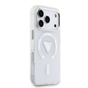 Apple iPhone 17 Pro Uyumlu Kılıf Guess Orjinal Lisanslı M-safe Şarj Özellikli IML Baskılı Üçgen Logolu Metal Kamera Çerçeveli Kapak - 9