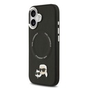 Apple iPhone 17 Uyumlu Kılıf Karl Lagerfeld Orjinal Lisanslı M-safe Şarj Özellikli Metal Kamera ve Buton Tasarımlı K&C PU Deri Kapak - 8