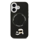 Apple iPhone 17 Uyumlu Kılıf Karl Lagerfeld Orjinal Lisanslı M-safe Şarj Özellikli Metal Kamera ve Buton Tasarımlı K&C PU Deri Kapak - 9