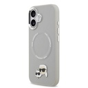 Apple iPhone 17 Uyumlu Kılıf Karl Lagerfeld Orjinal Lisanslı M-safe Şarj Özellikli Metal Kamera ve Buton Tasarımlı K&C PU Deri Kapak - 15
