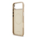 Apple iPhone 17 Air Uyumlu Kılıf Lacoste Orjinal Lisanslı M-safe Şarj Özellikli PU Pike Desenli Standlı Metal Logolu Kapak - 6
