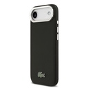 Apple iPhone 17 Air Uyumlu Kılıf Lacoste Orjinal Lisanslı M-safe Şarj Özellikli PU Pike Desenli Standlı Metal Logolu Kapak - 8