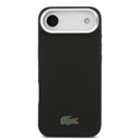 Apple iPhone 17 Air Uyumlu Kılıf Lacoste Orjinal Lisanslı M-safe Şarj Özellikli PU Pike Desenli Standlı Metal Logolu Kapak - 9