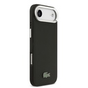 Apple iPhone 17 Air Uyumlu Kılıf Lacoste Orjinal Lisanslı M-safe Şarj Özellikli PU Pike Desenli Standlı Metal Logolu Kapak - 10