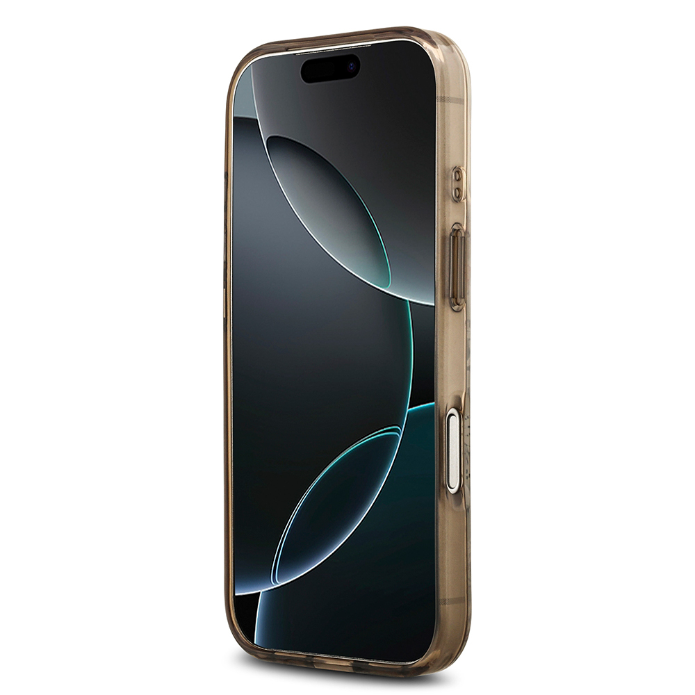 Apple iPhone 17 Pro Max Uyumlu Kılıf Guess Orjinal Lisanslı M-safe Şarj Özellikli Flower Tonal Circle Kapak - 4