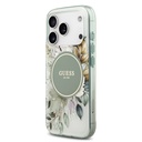 Apple iPhone 17 Pro Max Uyumlu Kılıf Guess Orjinal Lisanslı M-safe Şarj Özellikli Flower Tonal Circle Kapak - 7