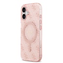 Apple iPhone 17 Uyumlu Kılıf Guess Orjinal Lisanslı M-safe Şarj Özellikli IML Baskılı Klasik Logolu 4G Desenli Kapak - 1