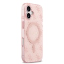 Apple iPhone 17 Uyumlu Kılıf Guess Orjinal Lisanslı M-safe Şarj Özellikli IML Baskılı Klasik Logolu 4G Desenli Kapak - 3