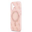 Apple iPhone 17 Uyumlu Kılıf Guess Orjinal Lisanslı M-safe Şarj Özellikli IML Baskılı Klasik Logolu 4G Desenli Kapak - 5