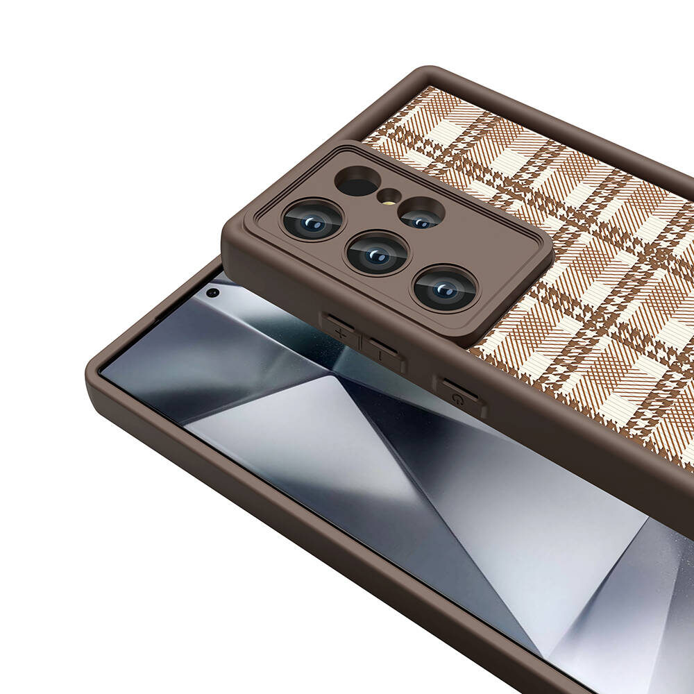 Samsung Galaxy S24 Ultra Uyumlu Kılıf Kamera Korumalı Baskılı Arka Yüzey Zore Klas Kapak - 7