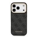 Apple iPhone 17 Pro Uyumlu Kılıf Guess Orjinal Lisanslı M-safe Şarj Özellikli 4G Metal Büyük Logolu Kartlıklı Kapak - 2