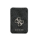 Apple iPhone 17 Pro Uyumlu Kılıf Guess Orjinal Lisanslı M-safe Şarj Özellikli 4G Metal Büyük Logolu Kartlıklı Kapak - 8