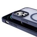 Apple iPhone 12 Pro Uyumlu Kılıf Magsafe Şarj Özellikli Mat Arka Yüzey Zore Sio Kapak - 3